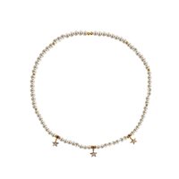 Collana Rue des Mille Donna GALACTICA in Argento Perla GRZ-013 M2 AU - GRZ-013 M2 AU